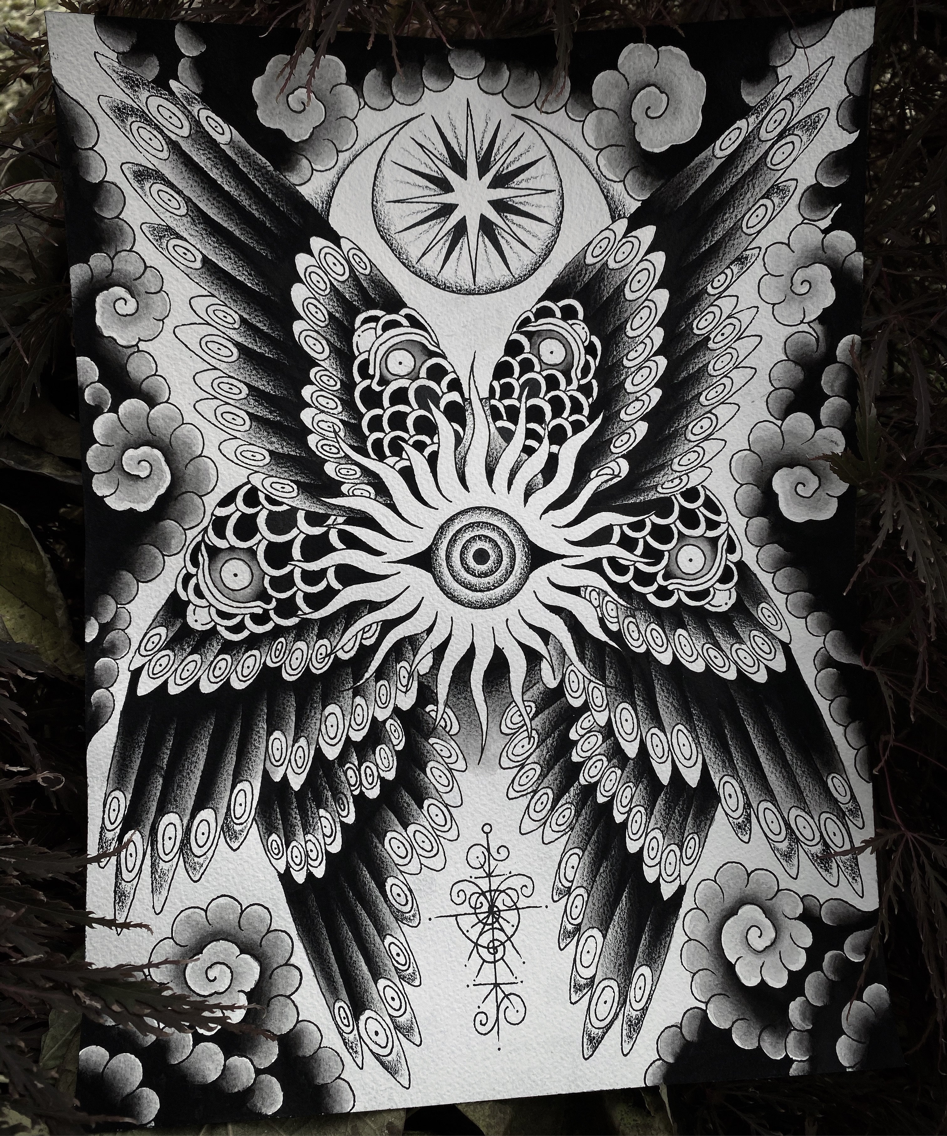 “The Burning One” print